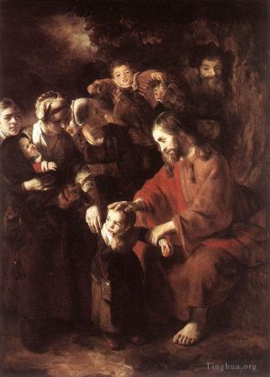Nicolaes Maas Werk - Christus segnet die Kinder