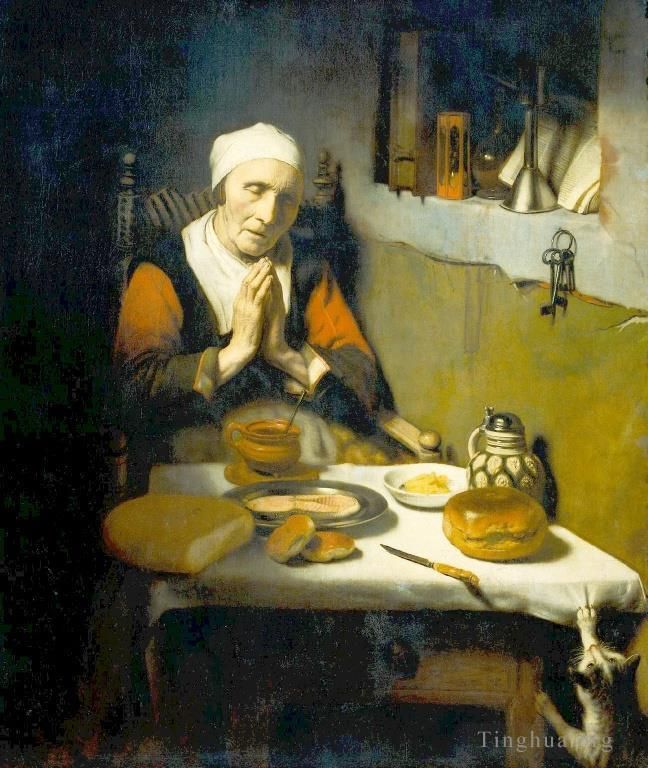 Nicolaes Maas Ölgemälde - Gebet