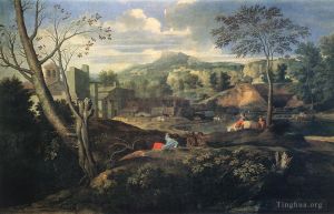 Nicolas Poussin Werk - Ideale Landschaft