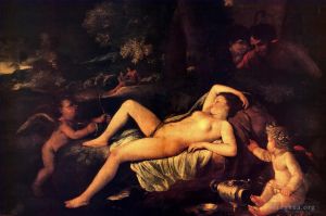Nicolas Poussin Werk - Nikolaus Schlafende Venus und Amor
