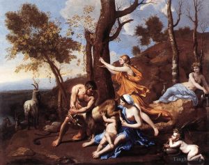 Nicolas Poussin Werk - Die Pflege des Jupiter
