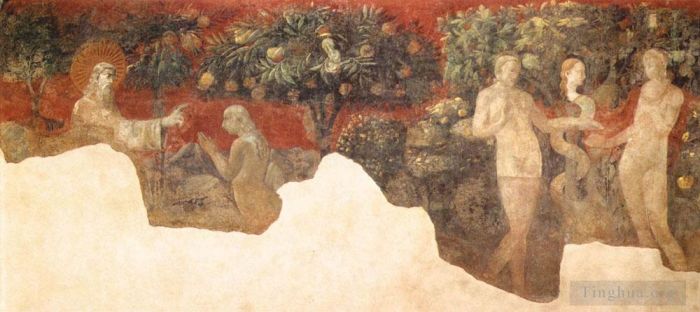 Paolo Uccello Andere Malerei - Erschaffung Evas und der Erbsünde