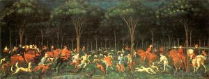 Paolo Uccello Werk - Die Jagd im Wald