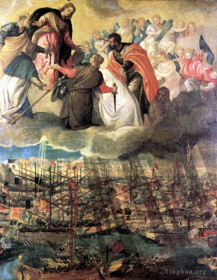 Paolo Veronese Ölgemälde - Schlacht von Lep