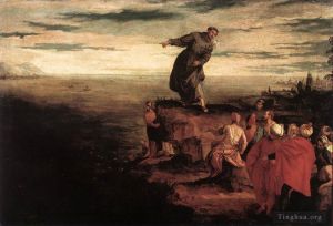 Paolo Veronese Werk - Der heilige Antonius predigt den Fischen