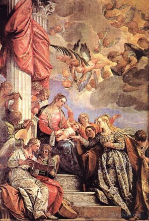 Paolo Veronese Werk - Die Hochzeit der Heiligen Katharina