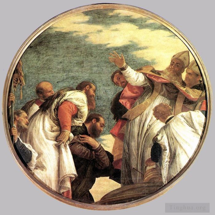 Paolo Veronese Ölgemälde - Die Menschen von Myra begrüßen den Heiligen Nikolaus