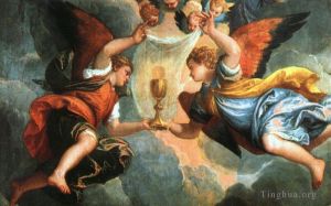 Paolo Veronese Werk - Die Frau des Zebedäus, die bei Christus Fürbitte für ihre Söhne einlegt, detail1