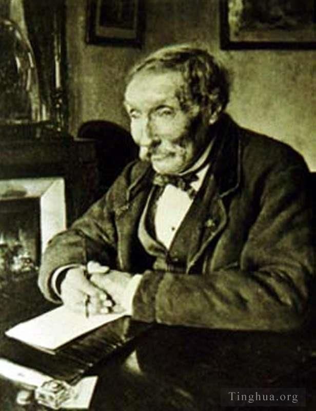 Pascal-Adolphe-Jean Dagnan-Bouveret Ölgemälde - Porträt seines Großvaters