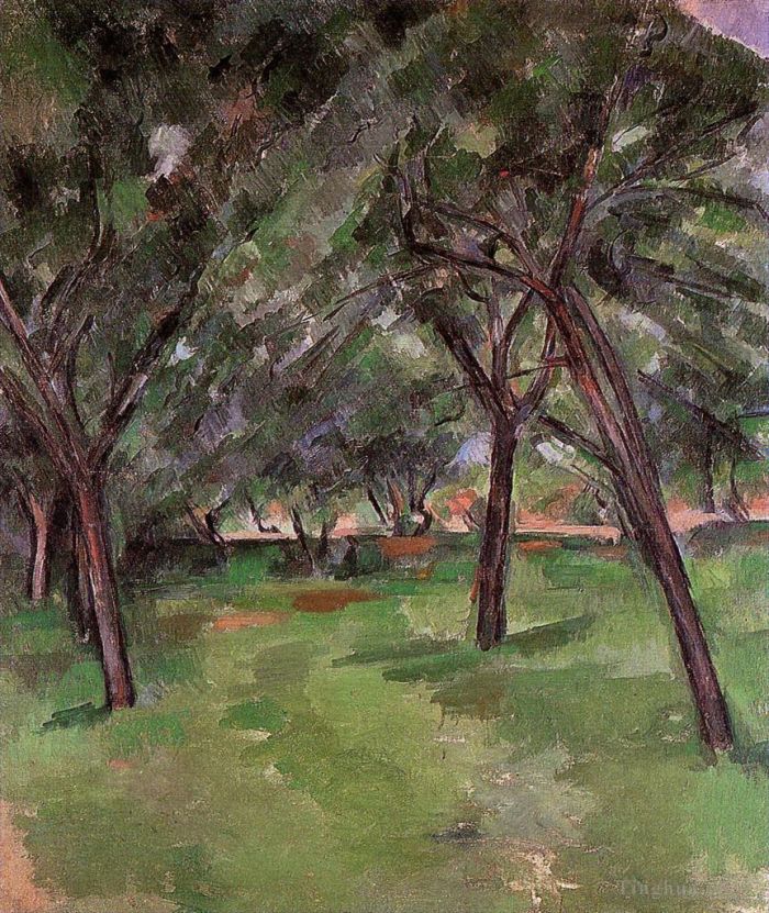 Paul Cezanne Ölgemälde - Ein enger