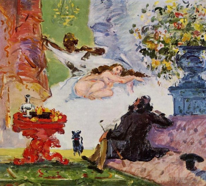 Paul Cezanne Ölgemälde - Ein modernes Olympia
