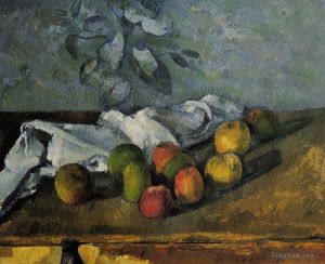 Paul Cezanne Werk - Äpfel und eine Serviette