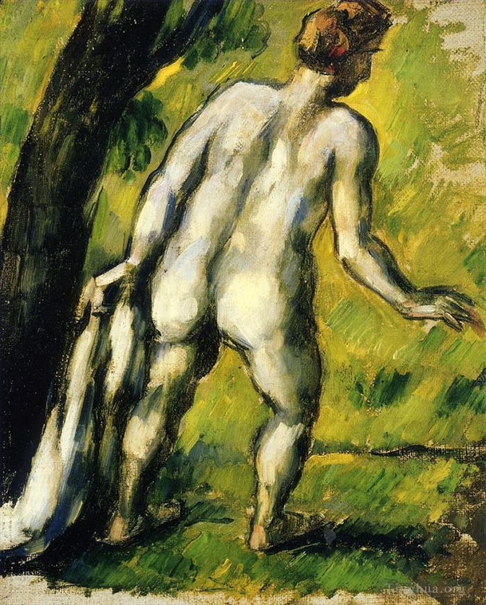 Paul Cezanne Ölgemälde - Badende von hinten