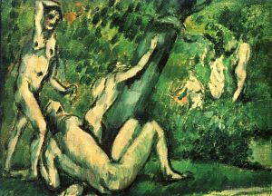 Paul Cezanne Werk - Badegäste 1887