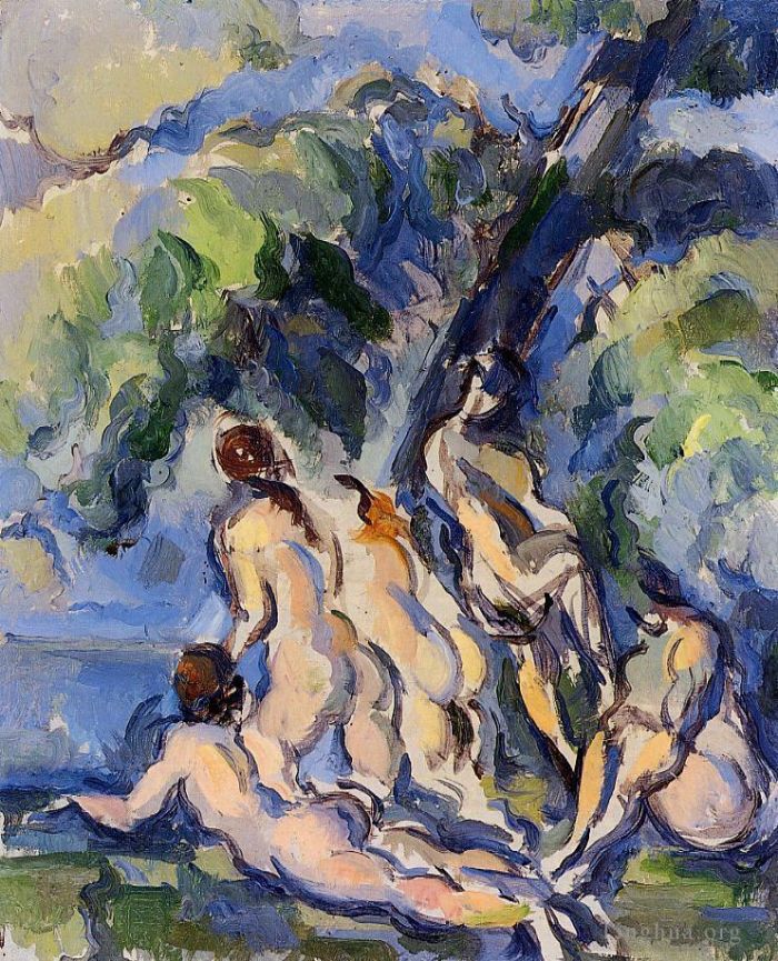 Paul Cezanne Ölgemälde - Badegäste 1906
