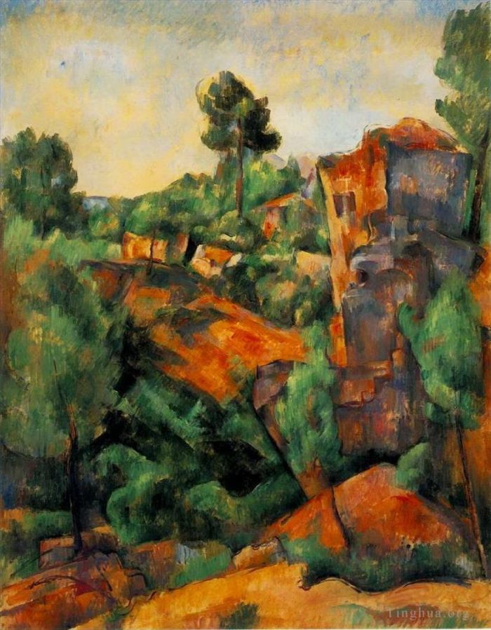 Paul Cezanne Ölgemälde - Bibemus-Steinbruch 1898