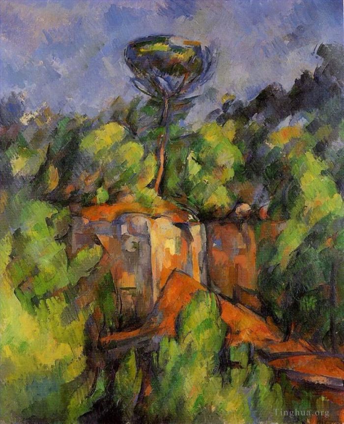 Paul Cezanne Ölgemälde - Bibemus-Steinbruch 2