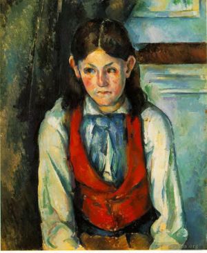 Paul Cezanne Werk - Junge in einer roten Weste 4
