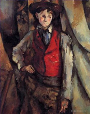 Paul Cezanne Werk - Junge in einer roten Weste