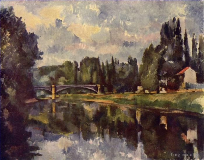 Paul Cezanne Ölgemälde - Brücke über die Marne