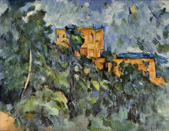 Paul Cezanne Ölgemälde - Chateau Noir 2