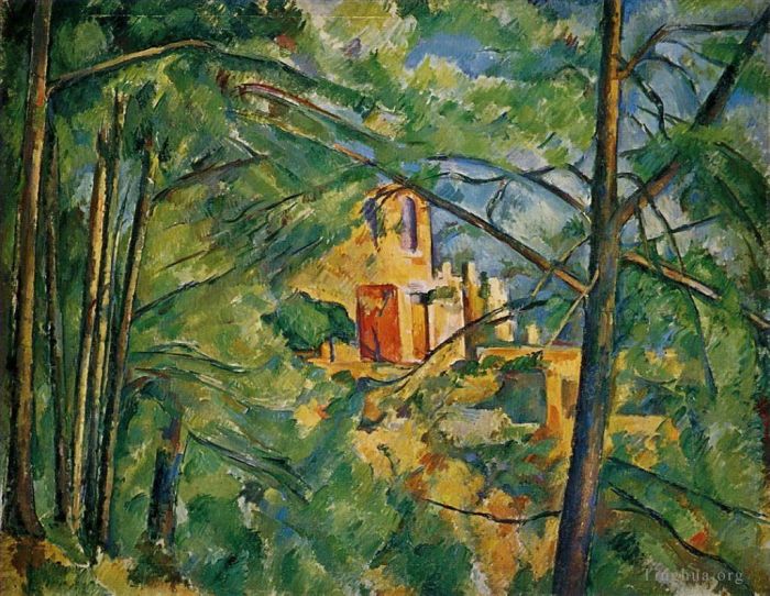 Paul Cezanne Ölgemälde - Chateau Noir 3