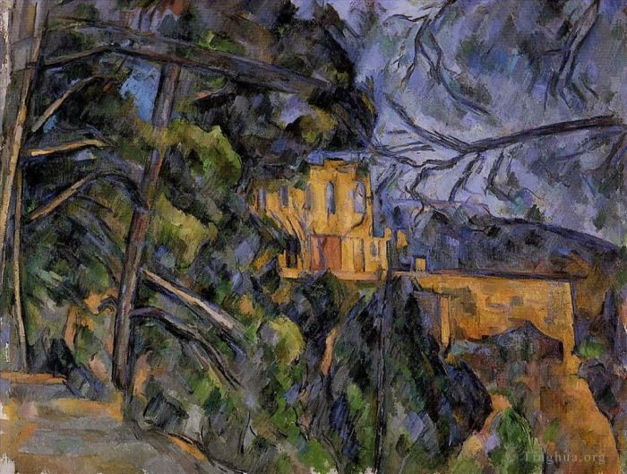 Paul Cezanne Ölgemälde - Chateau Noir