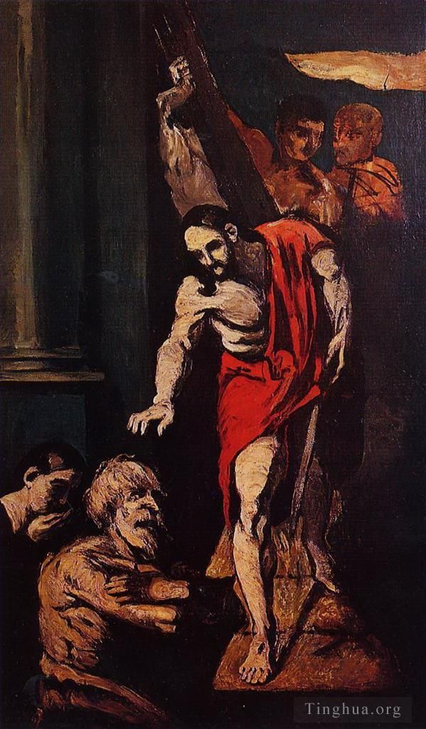 Paul Cezanne Ölgemälde - Christus in der Schwebe