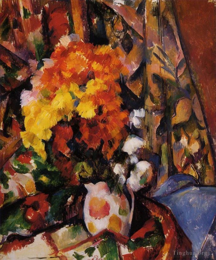 Paul Cezanne Ölgemälde - Chrysanthemen