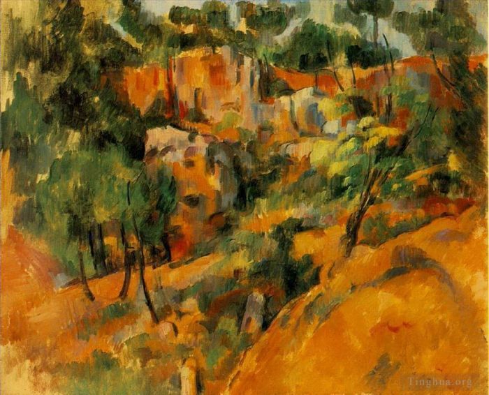 Paul Cezanne Ölgemälde - Ecke Steinbruch