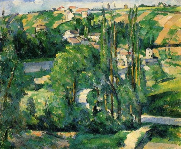 Paul Cezanne Ölgemälde - Côte du Galet bei Pontoise