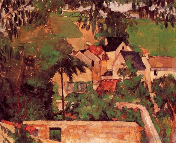 Paul Cezanne Ölgemälde - Etude Paysage a Auvers