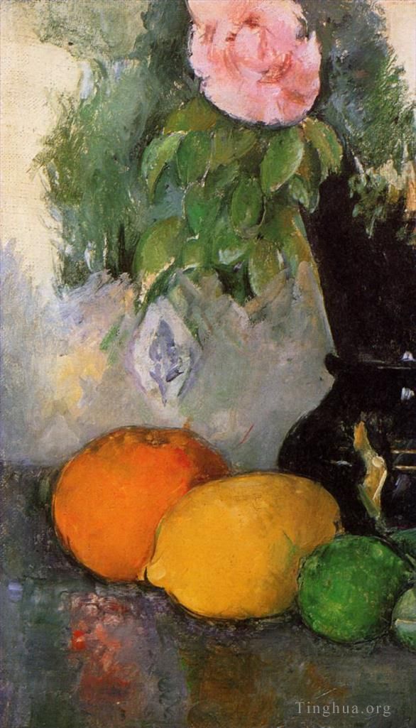 Paul Cezanne Ölgemälde - Blumen und Früchte