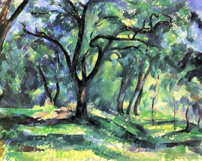 Paul Cezanne Ölgemälde - Wald 1890