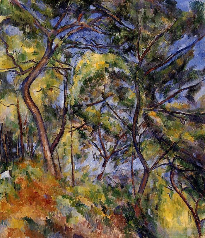 Paul Cezanne Ölgemälde - Wald