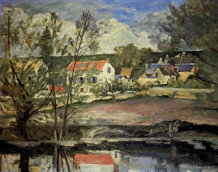 Paul Cezanne Ölgemälde - Im Oise-Tal