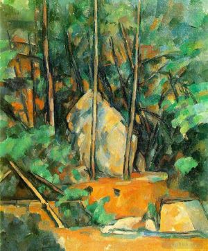 Paul Cezanne Werk - Im Park des Chateau Noir