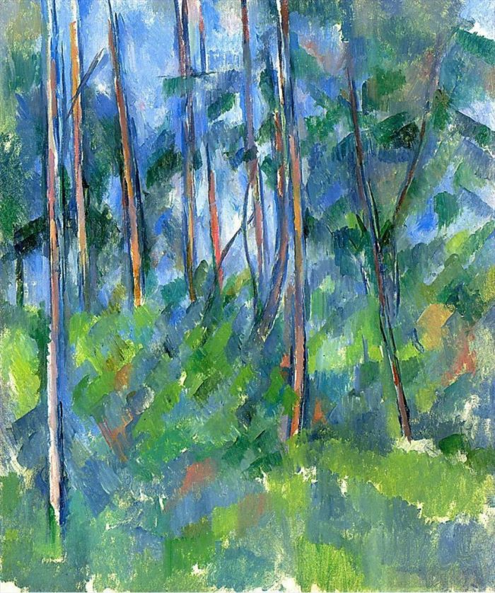 Paul Cezanne Ölgemälde - Im Wald