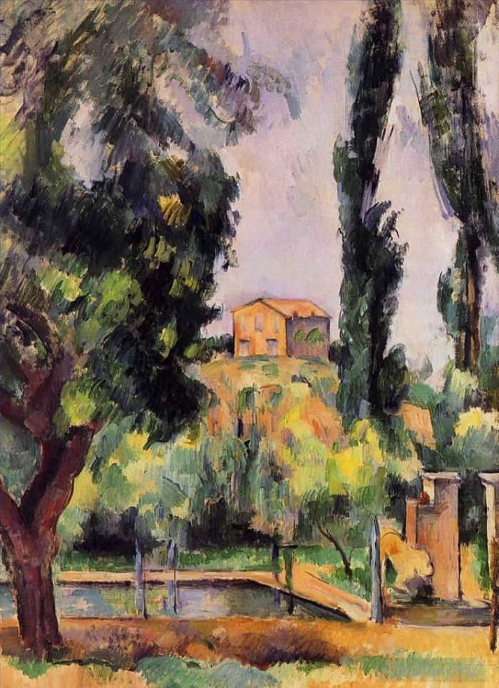 Paul Cezanne Ölgemälde - Jas de Bouffan