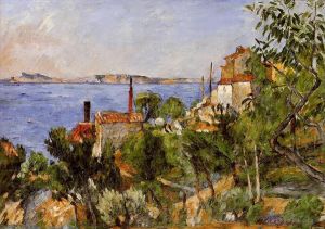 Paul Cezanne Werk - Landschaftsstudie nach der Natur