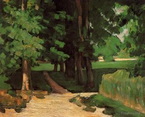 Paul Cezanne Werk - Gasse der Kastanienbäume am Jas de Bouffan