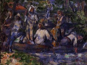 Paul Cezanne Werk - Auf dem Wasser abreisen
