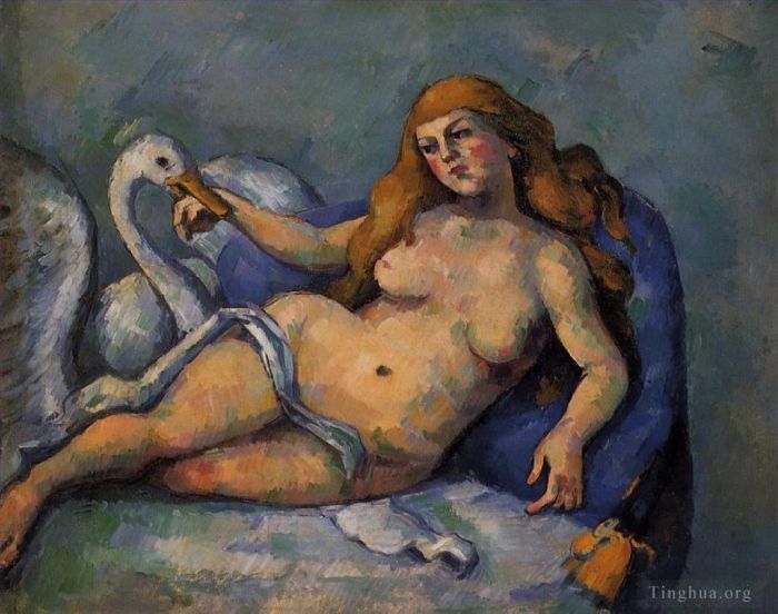 Paul Cezanne Ölgemälde - Leda und der Schwan