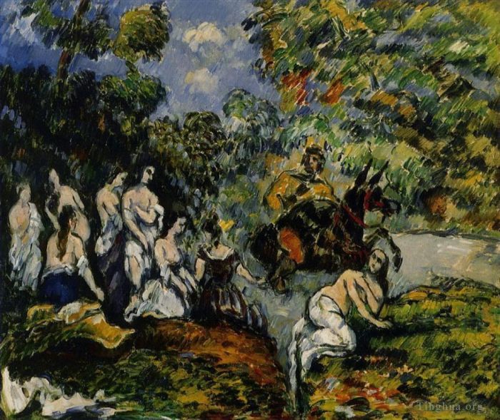 Paul Cezanne Ölgemälde - Legendäre Szene