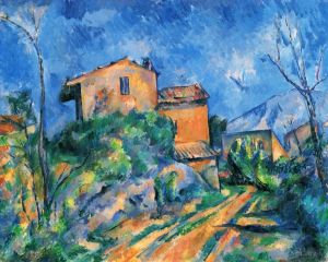 Paul Cezanne Werk - Maison Maria mit Blick auf Chateau Noir