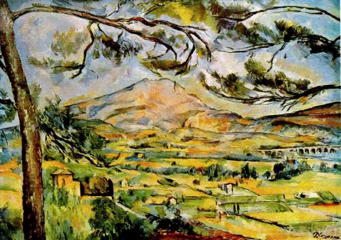 Paul Cezanne Ölgemälde - Mont Sainte Victoire 1887
