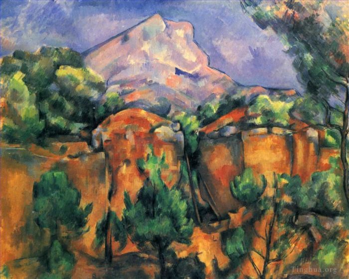 Paul Cezanne Ölgemälde - Mont Sainte Victoire 1897