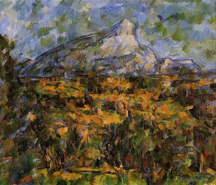 Paul Cezanne Ölgemälde - Mont Sainte Victoire Von Les Lauves aus gesehen