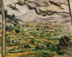 Paul Cezanne Werk - Mont Sainte Victoire mit großer Kiefer