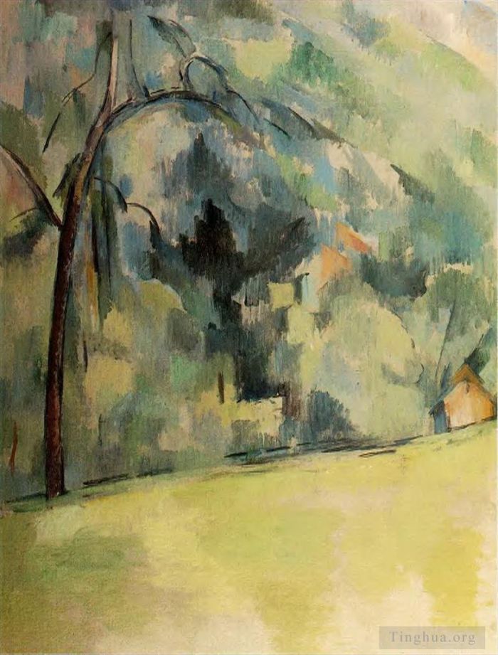 Paul Cezanne Ölgemälde - Morgen in der Provence